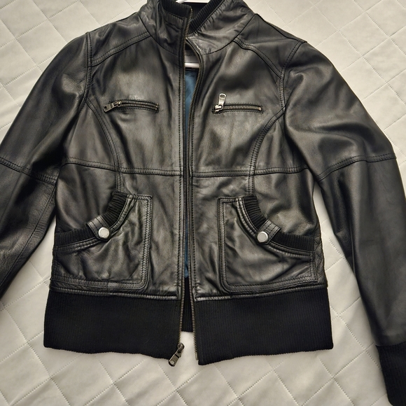 Marc Jacobs Jackets & Blazers - Marc New York - Rarely worn- leather-vintage Moto jacket